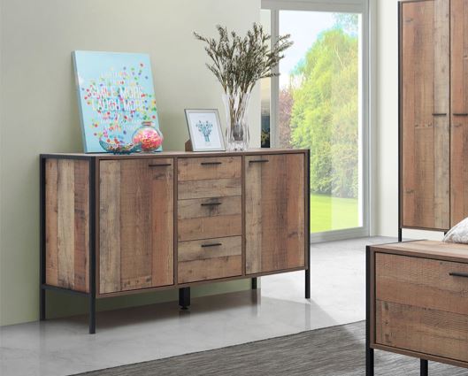 2 Door 3 Drawer Sideboard