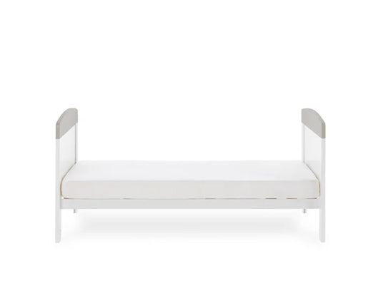 Grace Inspire Cot Bed + Fibre Mattress - Hello World Koala Grey