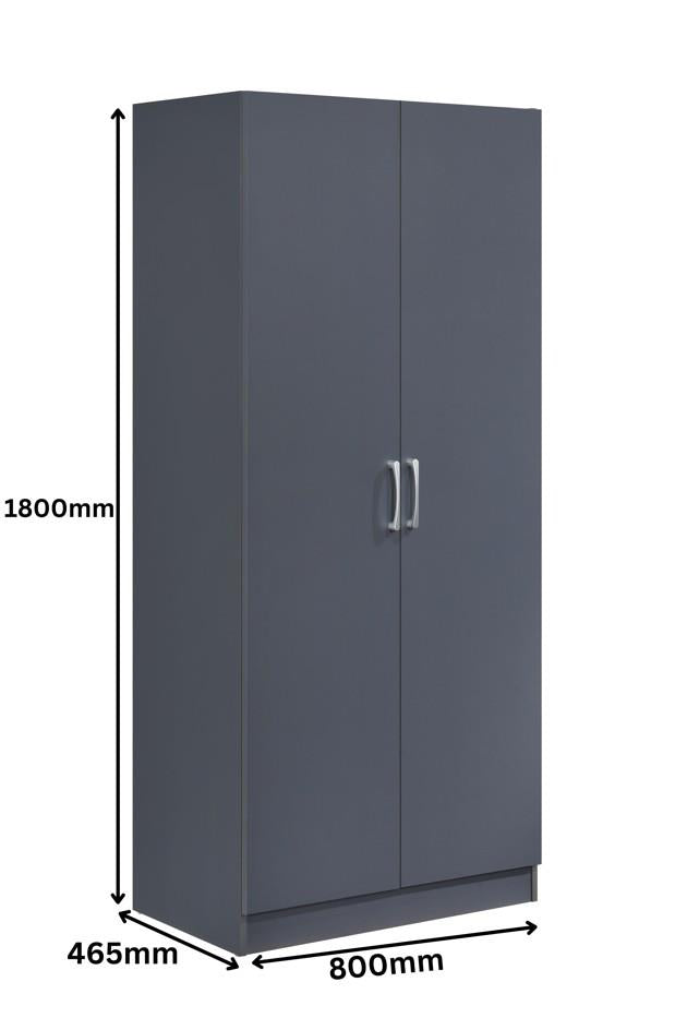 Highbury 3 Piece Bedroom Set - Dark Grey