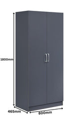 Highbury 3 Piece Bedroom Set - Dark Grey