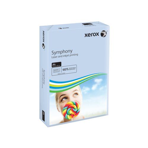 Xerox Symphony Pastel Blue A4 Card 160gsm (Pack of 250) 003R93222