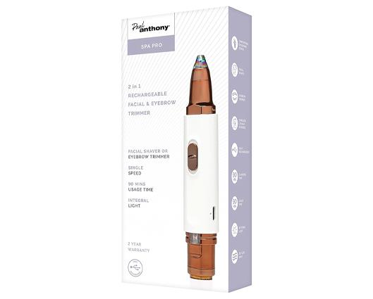 Paul Anthony Dual Facial & Eyebrow Trimmer