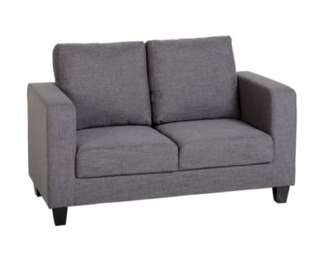 Tempo Two Seater Sofa-in-a-Box - Grey Fabric