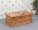 Artwork Mango Wood Coffee Table & Blanket Box