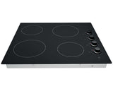 Statesman CHZ460D 60cm 4 Zone Ceramic Hob With Dial Control Black