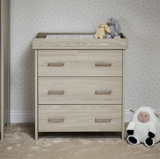 Nika Mini 2 Piece Room Set & Underdrawer - Grey Wash