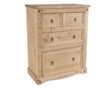 Corona Premium 2+2 Drawer Chest