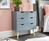 Nyborg 2+2 Drawer Chest Dark Grey