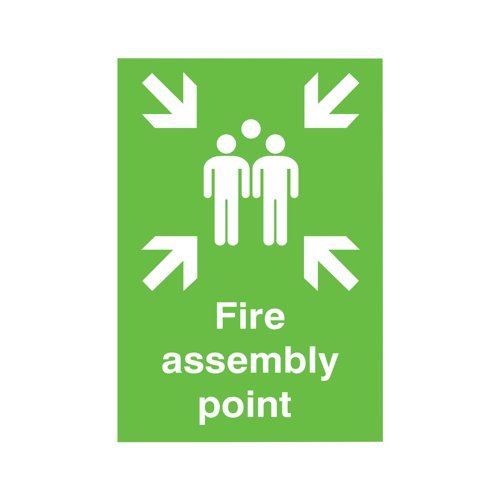 Safety Sign Fire Assembly Point A2 PVC FR04548R