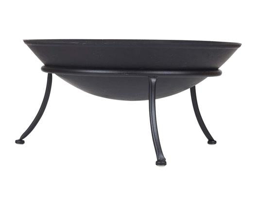 Black Melbourne Cast Iron Fire Pit