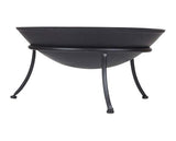 Black Melbourne Cast Iron Fire Pit