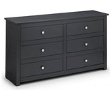 RADLEY 6 DRAWER CHEST - ANTHRACITE