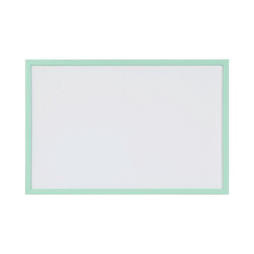 Bi-Office Pastel Non-Magnetic Whiteboard Green Frame 60x40cm MP03001971