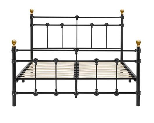 Atlas Small Double Bed - Black