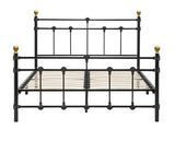 Atlas Small Double Bed - Black