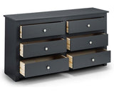 RADLEY 6 DRAWER CHEST - ANTHRACITE