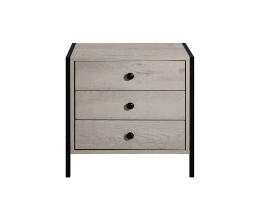 Zahra Nightstand with 3 Drawers