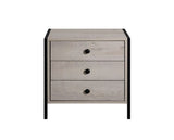 Zahra Nightstand with 3 Drawers