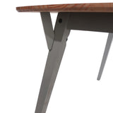 Corona Grey 140cm kitchen table & 2 bench set