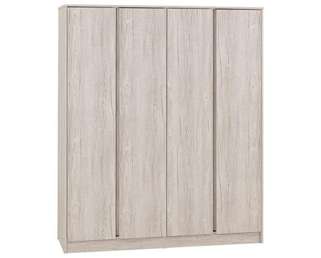 MALVERN 4 DOOR WARDROBE - URBAN SNOW