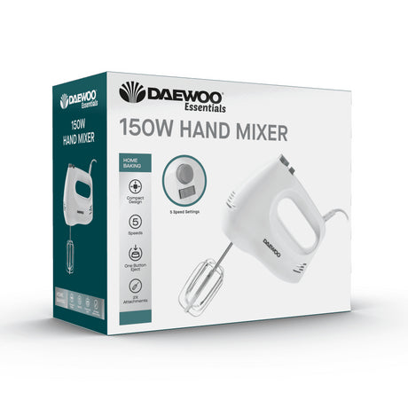 Daewoo Essentials 150W Hand Mixer