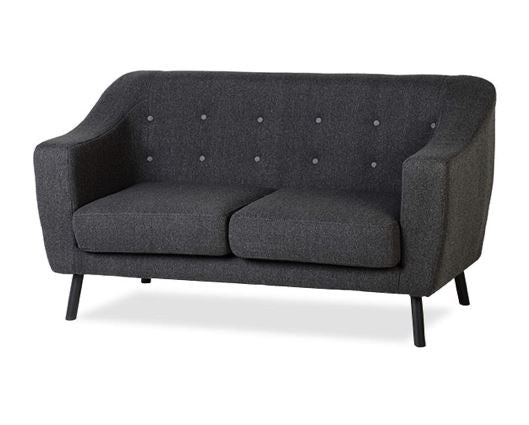 Ashley 3 Seater Sofa - Dark Grey Fabric