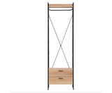 Claire 2 Drawer Open Wardrobe- Riveria Oak