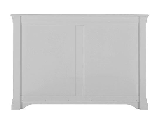 BORDEAUX 4'6" HIGH END BED - PEBBLE GREY
