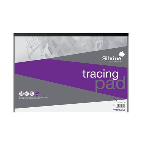 Silvine Professional Tracing Pad 50 Sheets A3 A3TPR