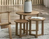 Nidri Nest of 3 Tables Oak