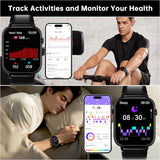 Smart Watch for Men Women - Black