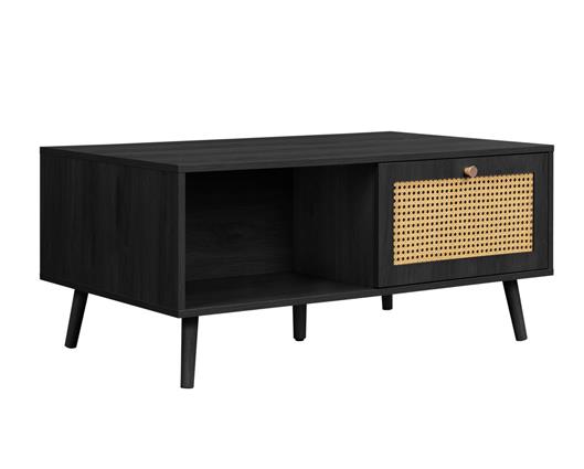 Croxley Rattan Coffee Table - Black