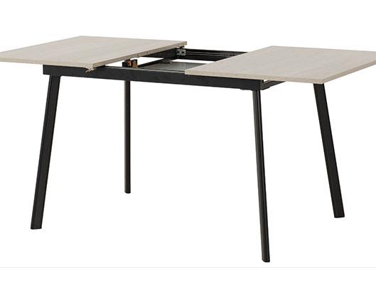 AVERY EXTENDING DINING SET (X4 CHAIRS) - CONCRETE/GREY VELVET