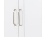PORTLAND 2 DOOR WARDROBE - WHITE/OAK EFFECT
