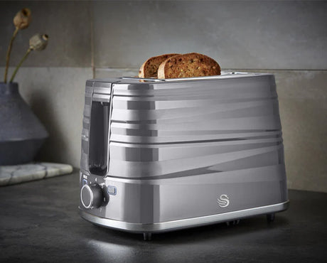 2 Slice Grey Toaster
