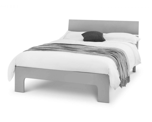 Manhattan Bed 150cm - Grey
