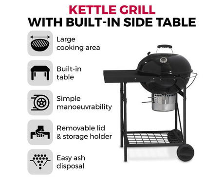 Grill with Side Table