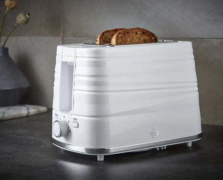 2 Slice White Toaster