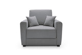 Olly Single Sofa Bed - Cool Grey