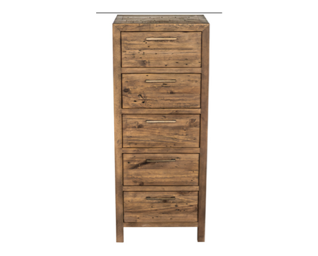 HERITAGE 5 DRAWER TALLBOY