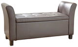 Verona Window Seat Brown Pu