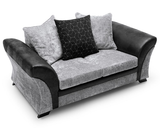 Farrow 2 Seater - Black & Charcoal