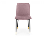 Set of 2 Delaunay Dining Chairs - Dusky Pink