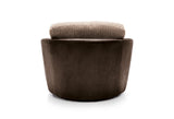 Dino Swivel Chair- Brown & Beige