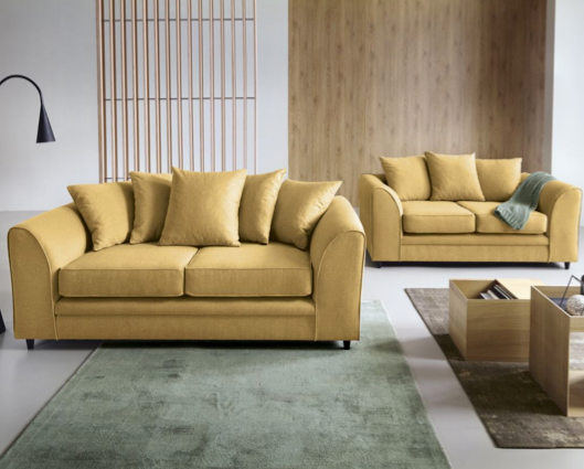 Darcy 2 Seater-Mustard