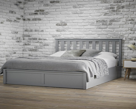 Oxford Kingsize Bed Grey