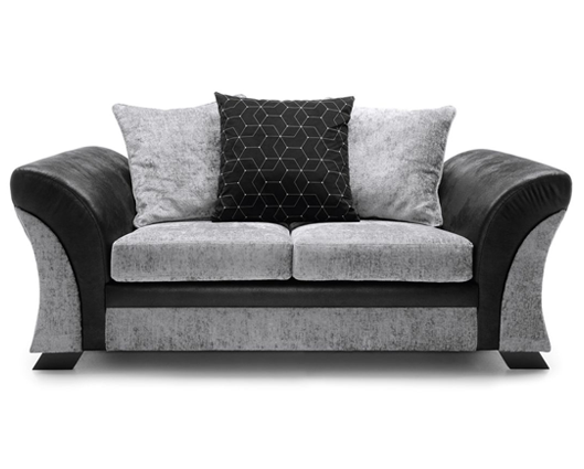 Farrow 2 Seater - Black & Charcoal