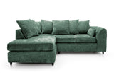 Harriet Left Corner Sofa - Rifle Green