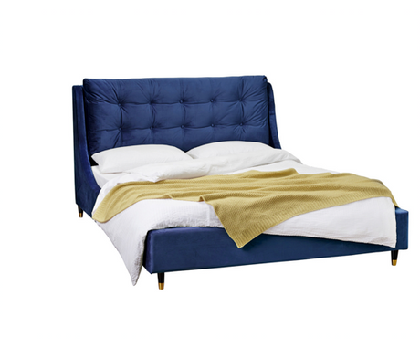 Sloane Blue Kingsize Bed